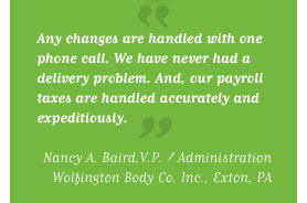 Payroll Processing, Employee Benefits Company in Southeastern Pennsylvania